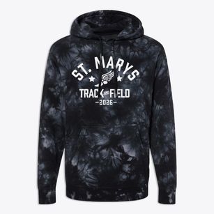 Saint Marys High School Track and Field Premium Tie-Dye Hoodie