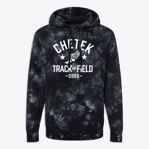 Chetek High School Track and Field Premium Tie-Dye Hoodie