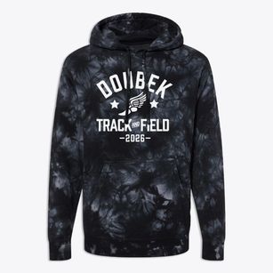 Doubek Elementary School Track and Field Premium Tie-Dye Hoodie