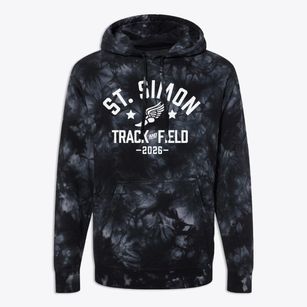 St. Simon Parish School Track and Field Premium Tie-Dye Hoodie