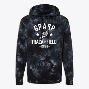 Grasp Independent Study School Track and Field Premium Tie-Dye Hoodie