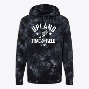 Upland Junior High School Track and Field Premium Tie-Dye Hoodie