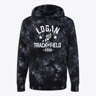 Logan Elementary School Track and Field Premium Tie-Dye Hoodie