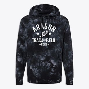 Aragon Elementary School Track and Field Premium Tie-Dye Hoodie