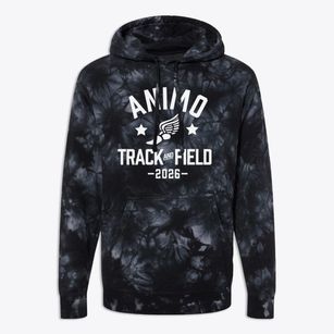 Animo South Los Angeles Track and Field Premium Tie-Dye Hoodie
