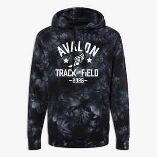 Avalon Elementary School Track and Field Premium Tie-Dye Hoodie