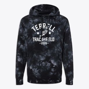 Terrell Elementary School Track and Field Premium Tie-Dye Hoodie