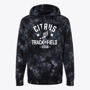Citrus Middle School Track and Field Premium Tie-Dye Hoodie