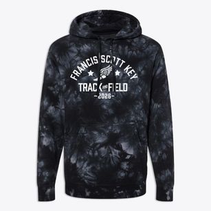 Francis Scott Key Elementary School Track and Field Premium Tie-Dye Hoodie