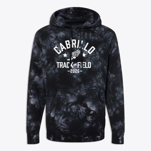 Cabrillo Elementary School Track and Field Premium Tie-Dye Hoodie