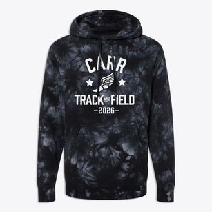 Carr Intermediate School Track and Field Premium Tie-Dye Hoodie