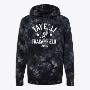 Tavelli Elementary School Track and Field Premium Tie-Dye Hoodie