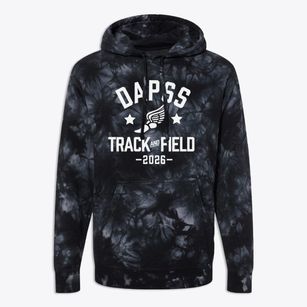 Delaware Academy Of Public Safety & Security Track and Field Premium Tie-Dye Hoodie