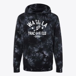 Wasilla High School Track and Field Premium Tie-Dye Hoodie