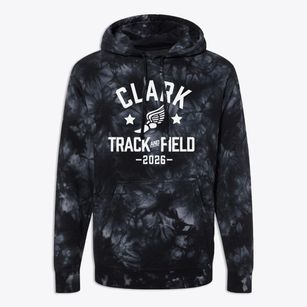 Clark Middle School Track and Field Premium Tie-Dye Hoodie