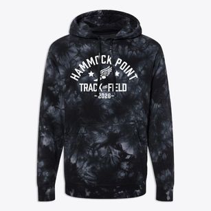 Hammock Point Elementary School Track and Field Premium Tie-Dye Hoodie