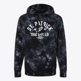 Saint Patrick School Track and Field Premium Tie-Dye Hoodie