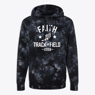 Faith Lutheran School Track and Field Premium Tie-Dye Hoodie