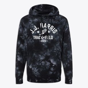 J.j. Harris Elementary School Track and Field Premium Tie-Dye Hoodie