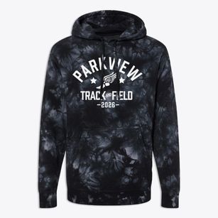 Parkview High School Track and Field Premium Tie-Dye Hoodie