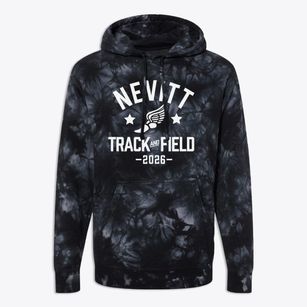 Nevitt Elementary School Track and Field Premium Tie-Dye Hoodie