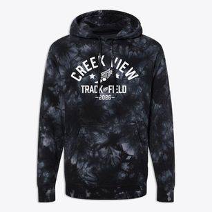 Creek View Elementary School Track and Field Premium Tie-Dye Hoodie