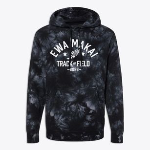 Ewa Makai Middle School Track and Field Premium Tie-Dye Hoodie