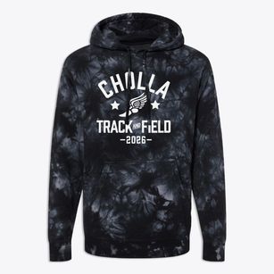 Cholla Middle School Track and Field Premium Tie-Dye Hoodie