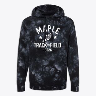 Maple Elementary School Track and Field Premium Tie-Dye Hoodie