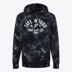 Tate Woods Elementary School Track and Field Premium Tie-Dye Hoodie