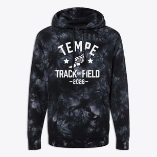Tempe Christian School Track and Field Premium Tie-Dye Hoodie