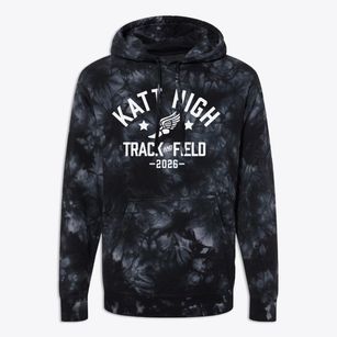 Katt High Track and Field Premium Tie-Dye Hoodie