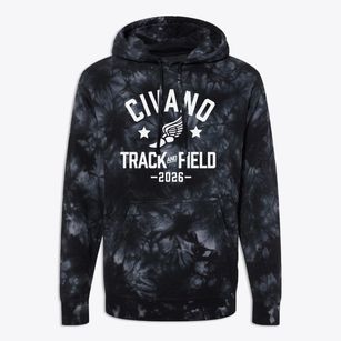 Civano Community School Track and Field Premium Tie-Dye Hoodie
