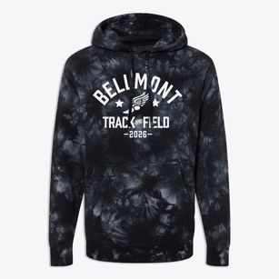 Bellmont Middle School Track and Field Premium Tie-Dye Hoodie