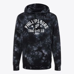 Phillipsburg Elementary School Track and Field Premium Tie-Dye Hoodie