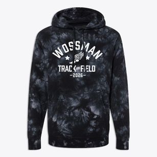 Wossman High School Track and Field Premium Tie-Dye Hoodie
