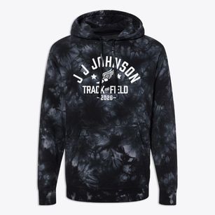 J J Johnson Elementary School Track and Field Premium Tie-Dye Hoodie