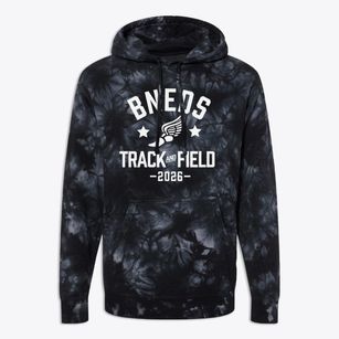 Bishop Noland Episcopal Day School Track and Field Premium Tie-Dye Hoodie