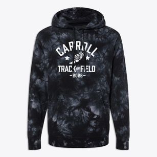 Carroll High School Career Center Track and Field Premium Tie-Dye Hoodie