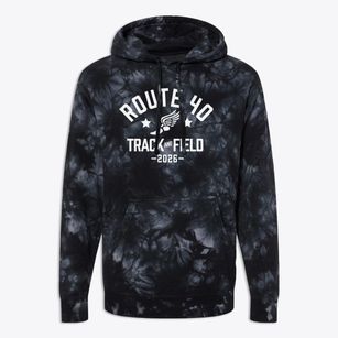 Route 40 Elementary School Track and Field Premium Tie-Dye Hoodie