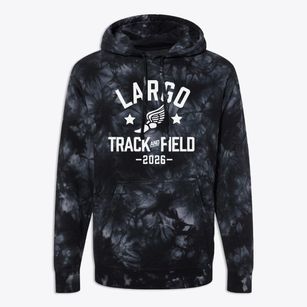 Largo High School Track and Field Premium Tie-Dye Hoodie