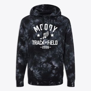Moody School Track and Field Premium Tie-Dye Hoodie