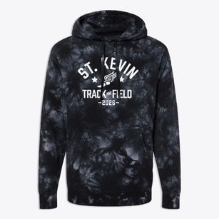 Saint Kevin Elementary School Track and Field Premium Tie-Dye Hoodie