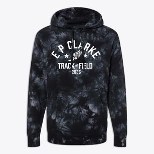 E P Clarke Elementary School Track and Field Premium Tie-Dye Hoodie