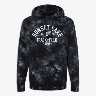 Sunset Lake Elementary School Track and Field Premium Tie-Dye Hoodie