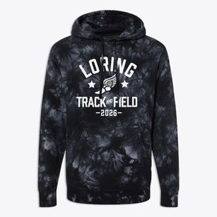 Loring Primary School Track and Field Premium Tie-Dye Hoodie