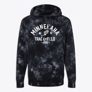 Minnehaha Academy Track and Field Premium Tie-Dye Hoodie