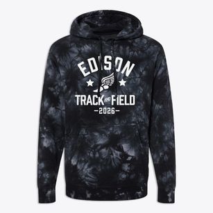 Thomas Edison High School Track and Field Premium Tie-Dye Hoodie