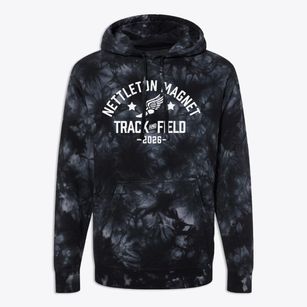 Nettleton Magnet Elementary School Track and Field Premium Tie-Dye Hoodie