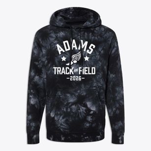 Adams Elementary School Track and Field Premium Tie-Dye Hoodie